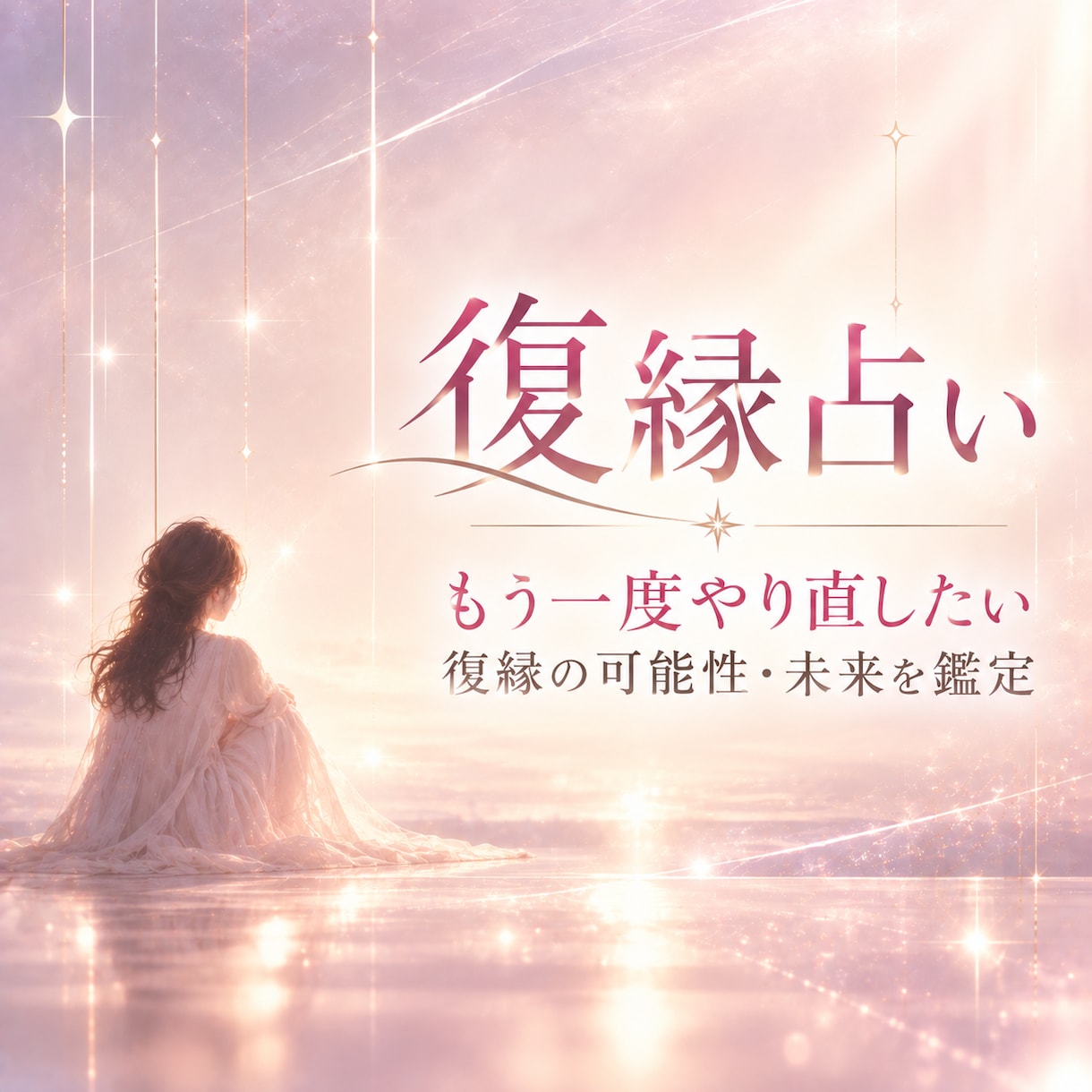 復縁できる可能性・二人の未来を鑑定します もう一度やり直したい…復縁の可能性を読み解きます イメージ1