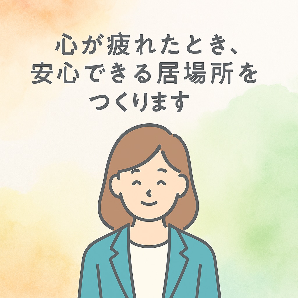 あなたの気持ちを丁寧にお聴きします 心が疲れたとき、安心できる居場所をつくります イメージ1