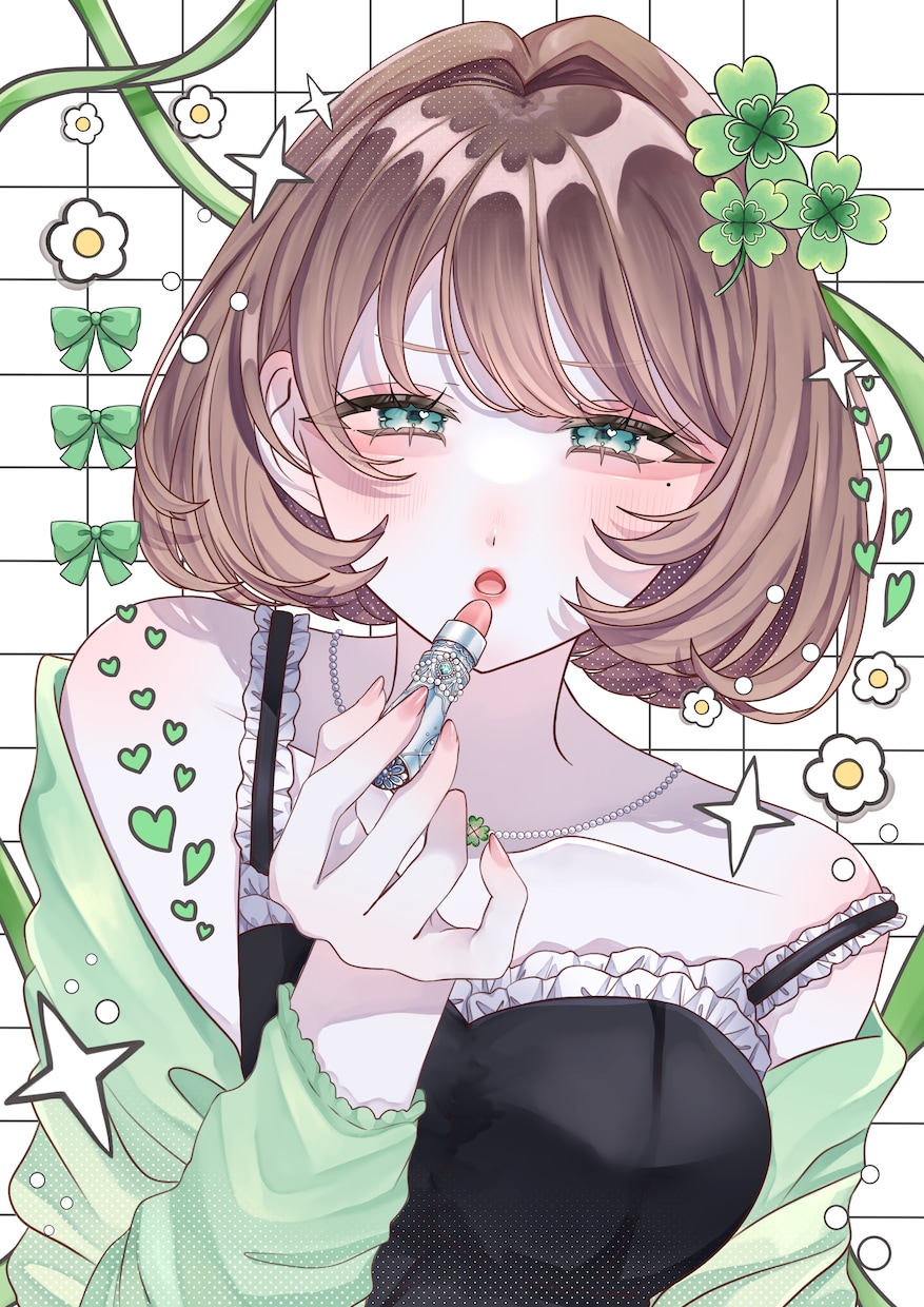 きらきらつやつや透明感のあるイラスト描きます うるちゅる透明感のあるイラストをお届け!!! イメージ6