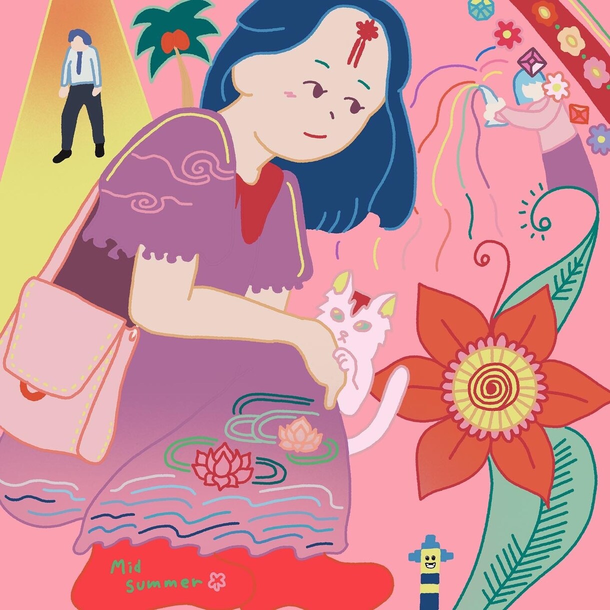 あなたの好きを凝縮したカラフルな絵を描きます 指定された写真(著作権フリー)を元にカラフルな絵を描きます イメージ5
