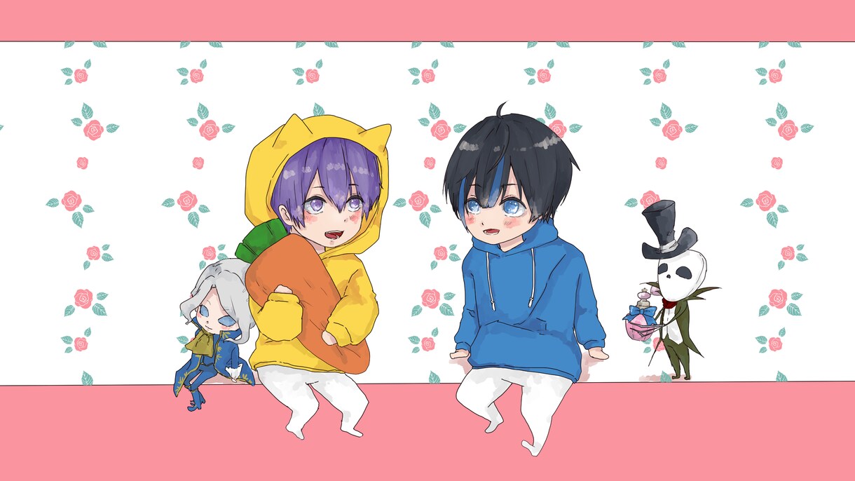 ちびキャラで夢絵！アイコン描きます あなただけの可愛いちびキャラ描きます！ イメージ5