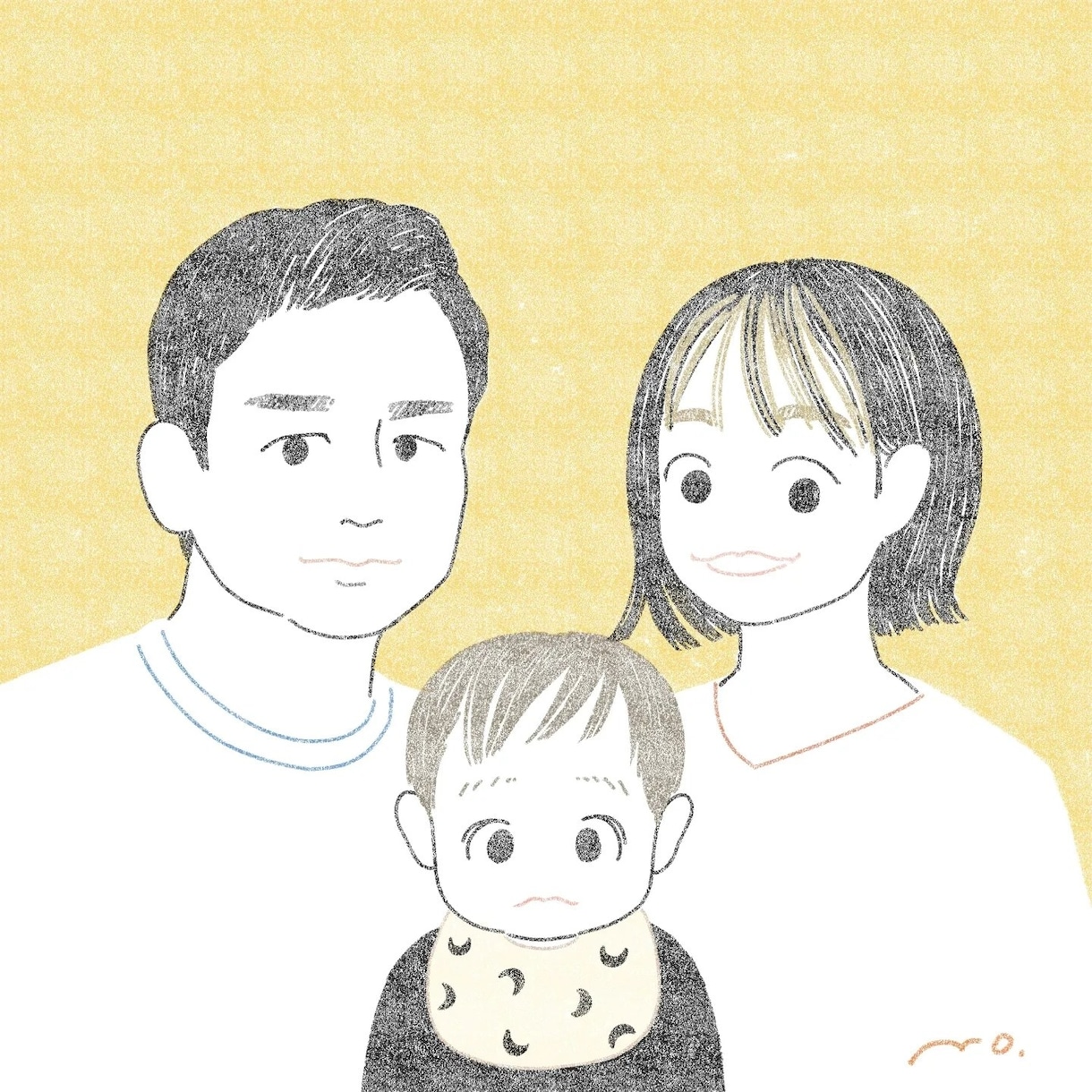 シンプルでやさしい似顔絵描きます ふんわりタッチのイラストで思い出づくりのお手伝いをします イメージ4