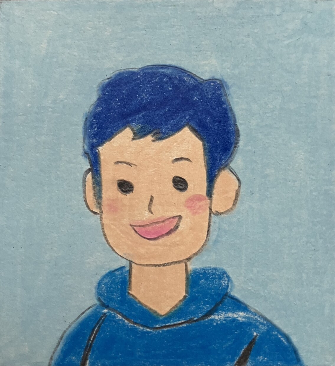 運気カラーの特別な似顔絵アイコンをお作りします 九星気学ブランディングカラー入り手描き似顔絵SNSアイコン用 イメージ3
