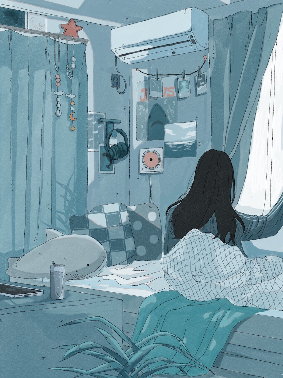 あなたの好きな世界観、日常を一枚のイラストにします 淡くおしゃれな世界観の一枚絵をお届け致します✨ イメージ9