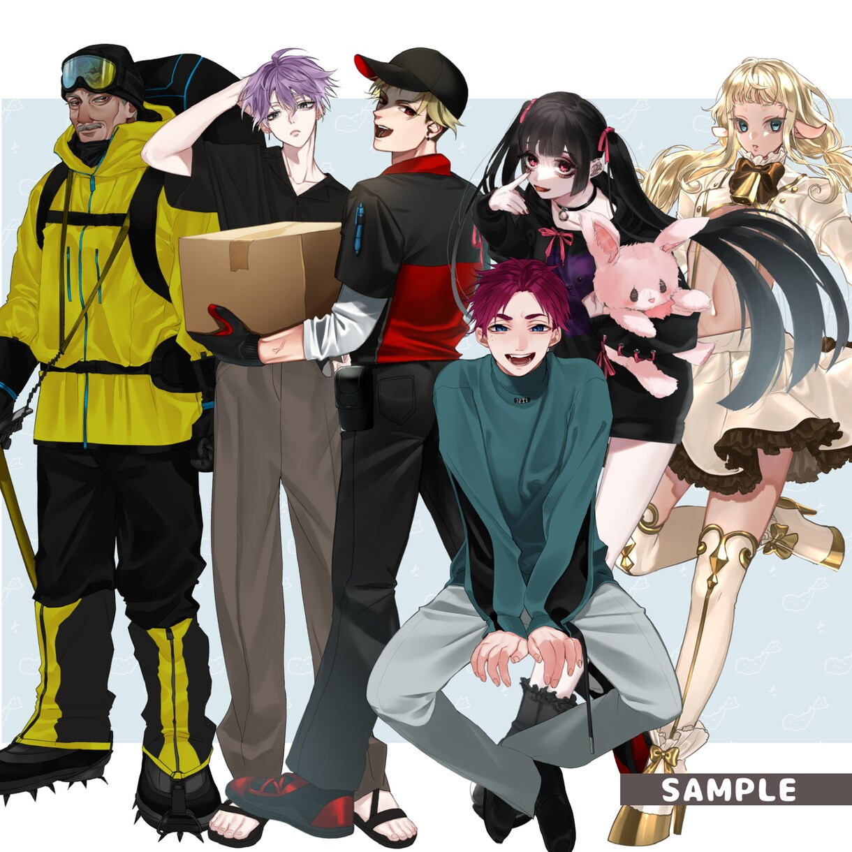 TRPGやゲーム配信で使える立ち絵を描きます イラスト専門学校卒業生があなただけの"うちの子"を描きます！ イメージ5