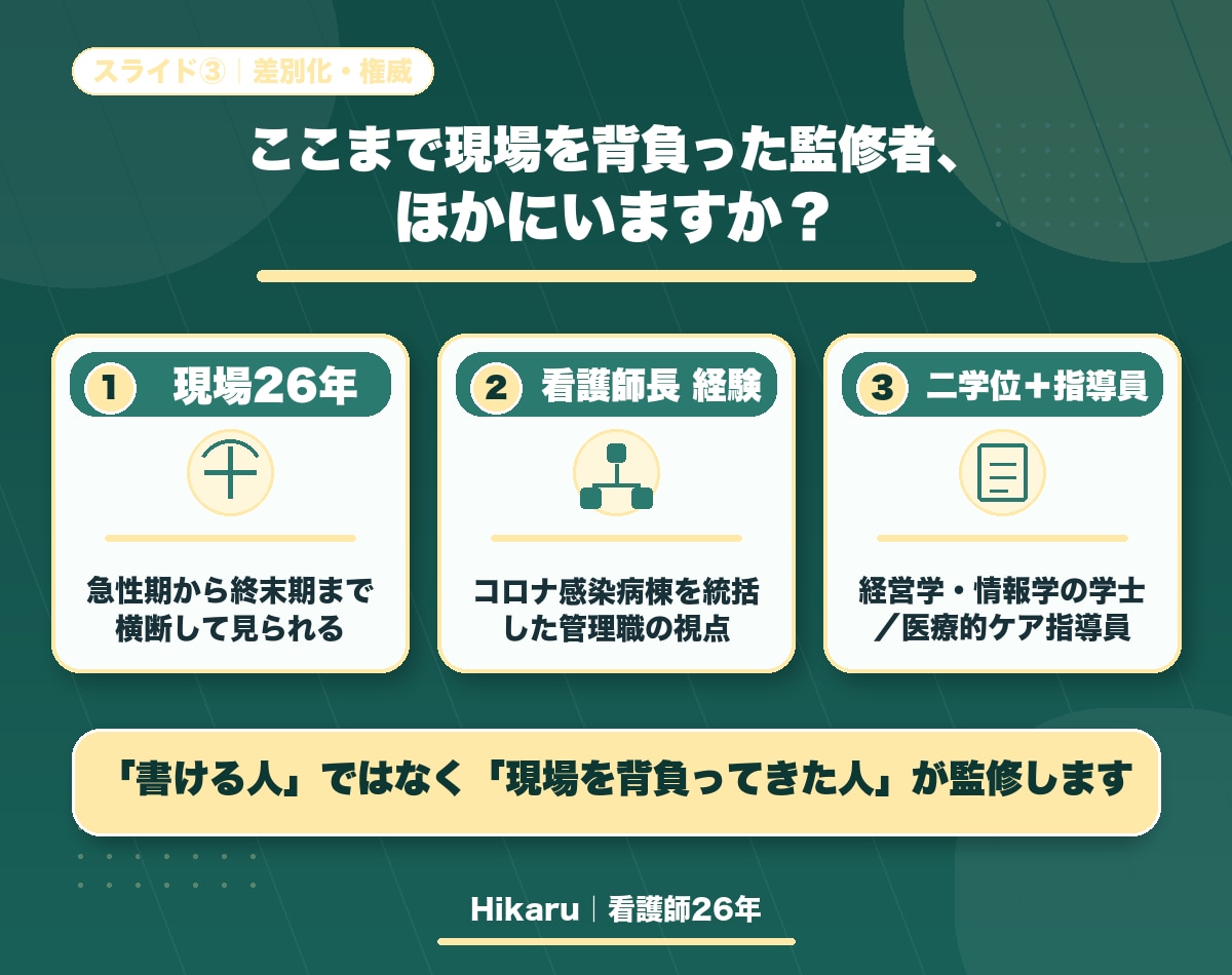 医療健康記事を看護師目線で読みやすく整えます 読者に伝わる表現へ一緒に整理します イメージ3