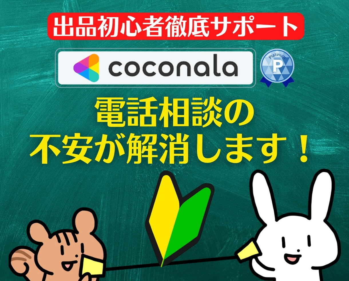 出品者様向け⭐️ココナラ電話相談の悩み即解決します 実績6000件超❗登録34日でプラチナ❗初心者にも丁寧に解説 イメージ4
