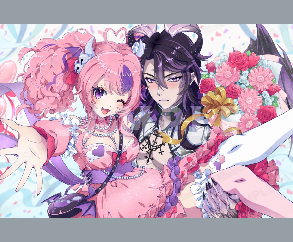 VTuber限定！かわいい等身イラストを描きます メインビジュアルやグッズ用全身絵など10年以上のプロが制作 イメージ4