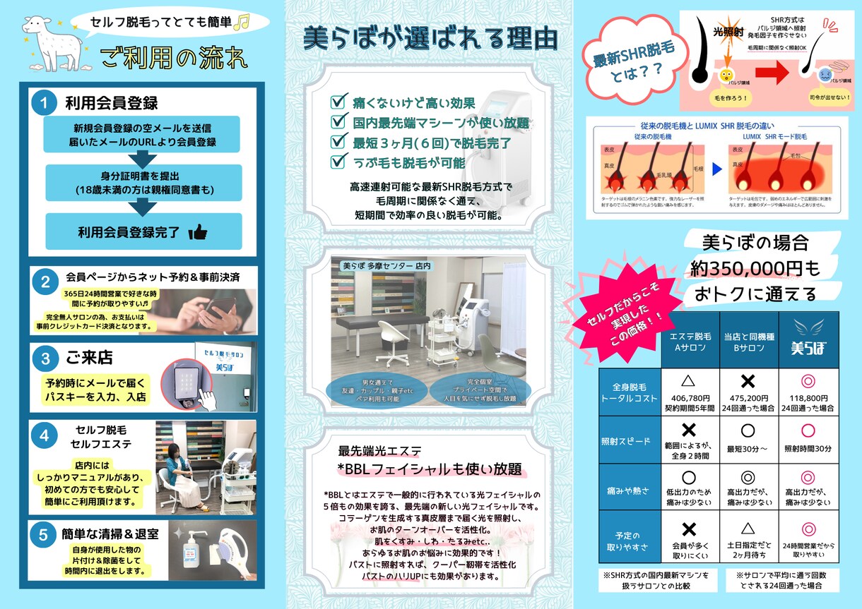 三つ折りリーフレット・パンフレットを作成致します 修正無制限で納得のいくものを一緒に作り上げていきましょう！ イメージ2