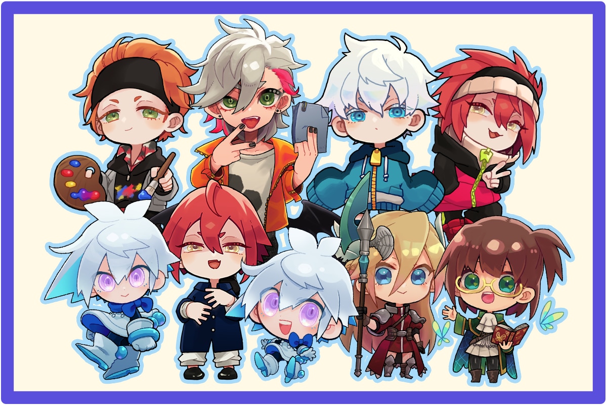 SDキャライラスト(ミニキャライラスト)作成します 【デフォルメのきいたシンプルミニキャラをおとどけします】 イメージ3