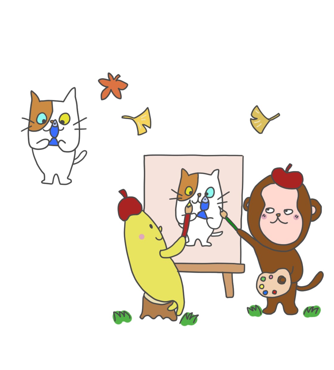 ゆるいシンプルなイラストで魅力UPのお手伝いします 広告/イベント/SNS/WEB/チラシなどの挿絵イラストに！ イメージ10
