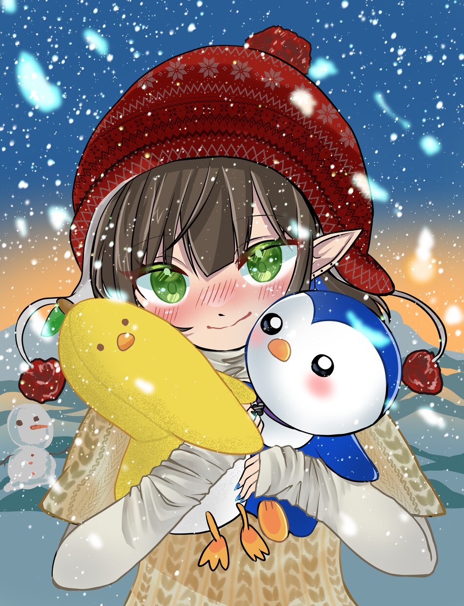 5000円でサムネや一枚絵描きます Vtuberさんに使いやすい！おはVやサムネ等にぴったり イメージ4