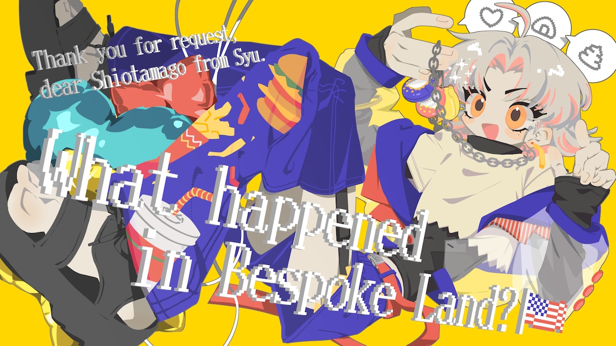 一枚絵を制作いたします 動画サムネ・記念イラスト等にどうぞ！ イメージ4