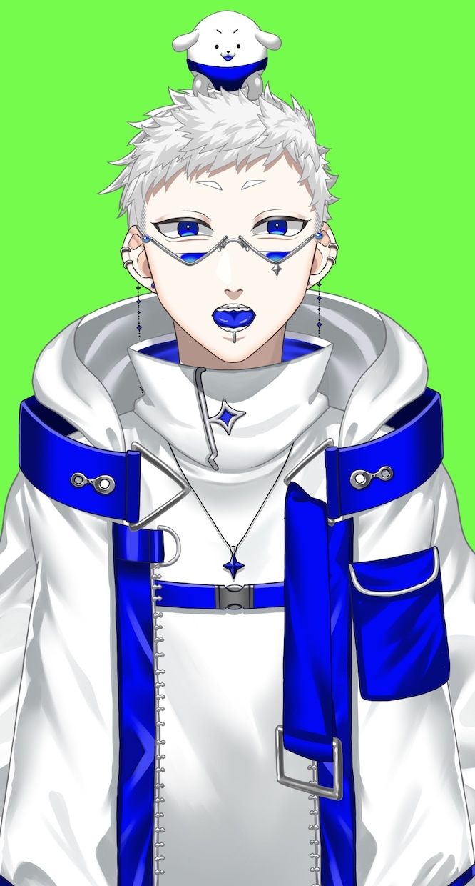 Live2D用のイラスト描きます リッチなキャラクターデザインのVTuberを描きます✩ イメージ3