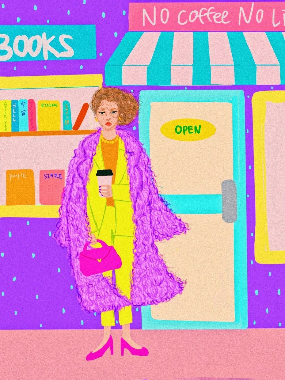 ポップなイラスト描きます あなたの好きな場所、物、ファッションなどなんでもOKです。 イメージ1
