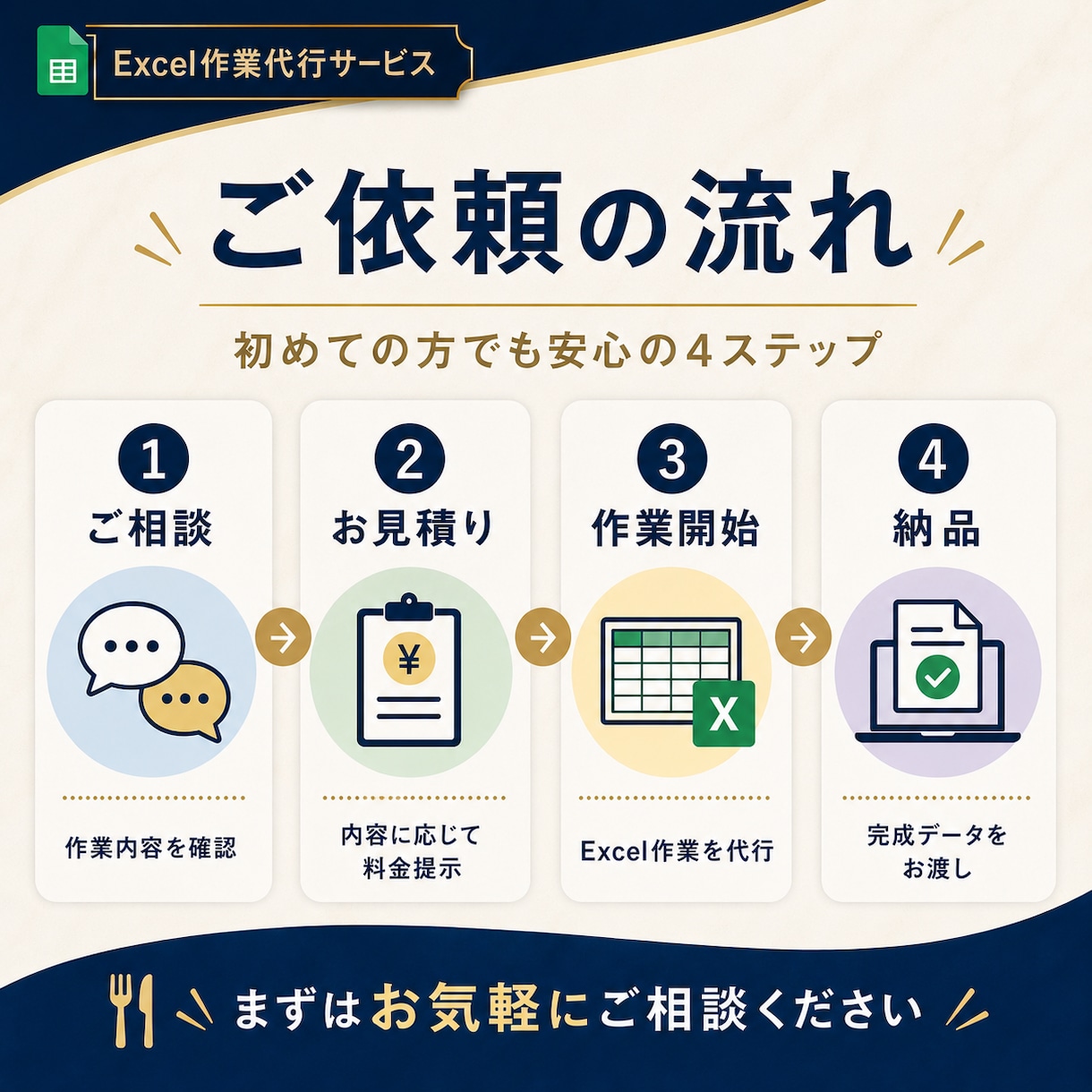 Excel作業を代行します データ入力・表作成・関数・集計など幅広く対応します イメージ2