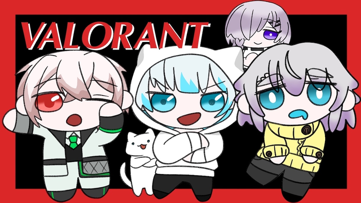 一枚絵サムネイル制作します イラストサムネイルでかわいく配信しませんか? イメージ4