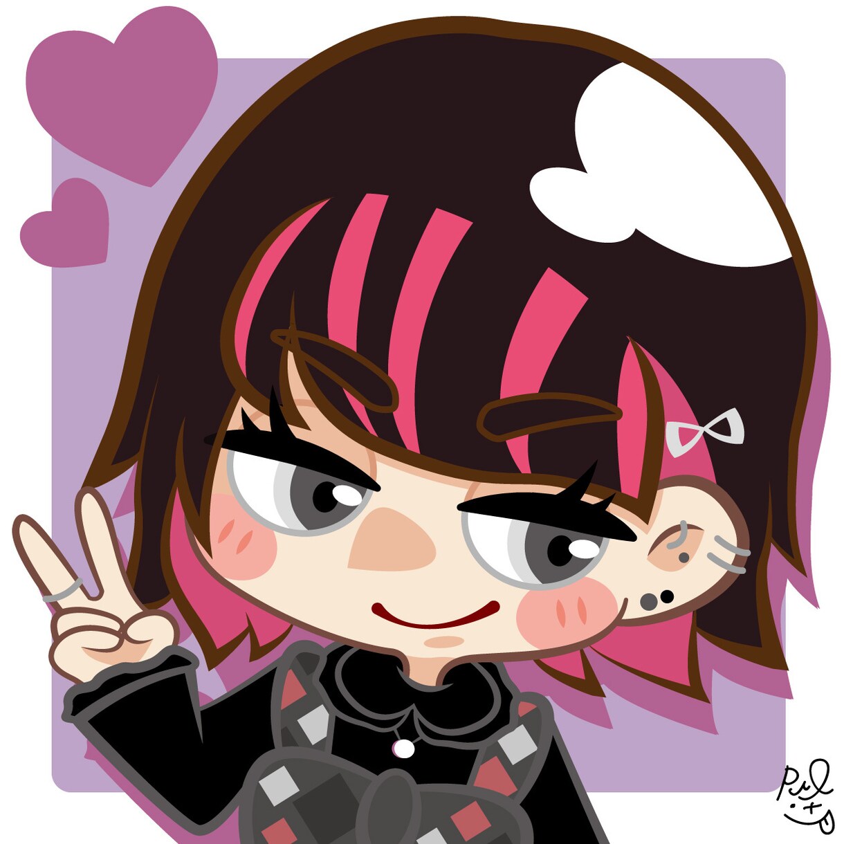 SNSアイコンにおすすめ！デフォルメ似顔絵描きます かわいい雰囲気を出したい方に(#^^#) イメージ2