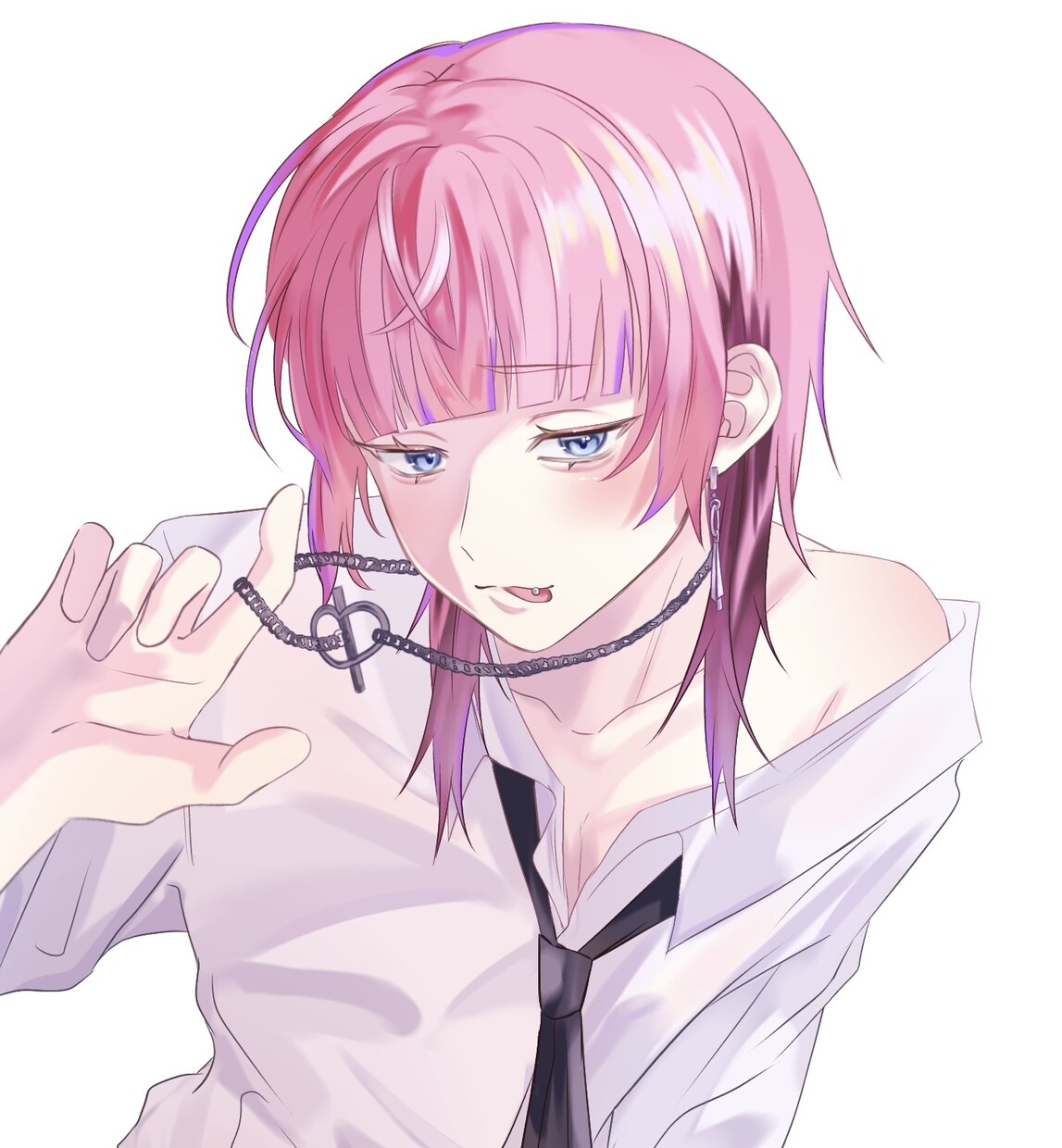 独特な配色と差し色で目を惹く絵をお描きします 簡単背景で絵になる立ち絵が得意です！ イメージ4