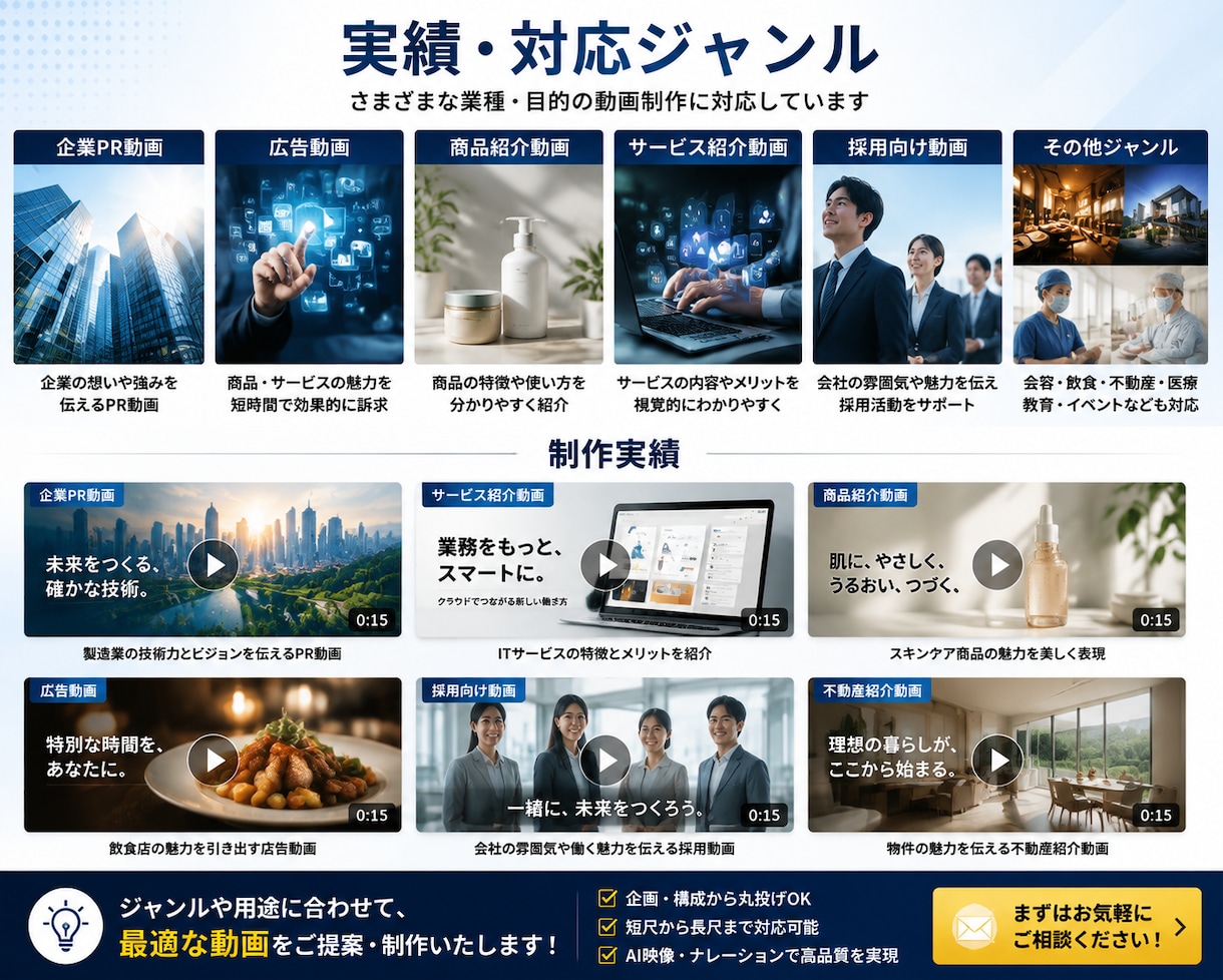 AI動画で企業の魅力を伝えます 企業PR・広告動画をAIで高品質に制作 イメージ2