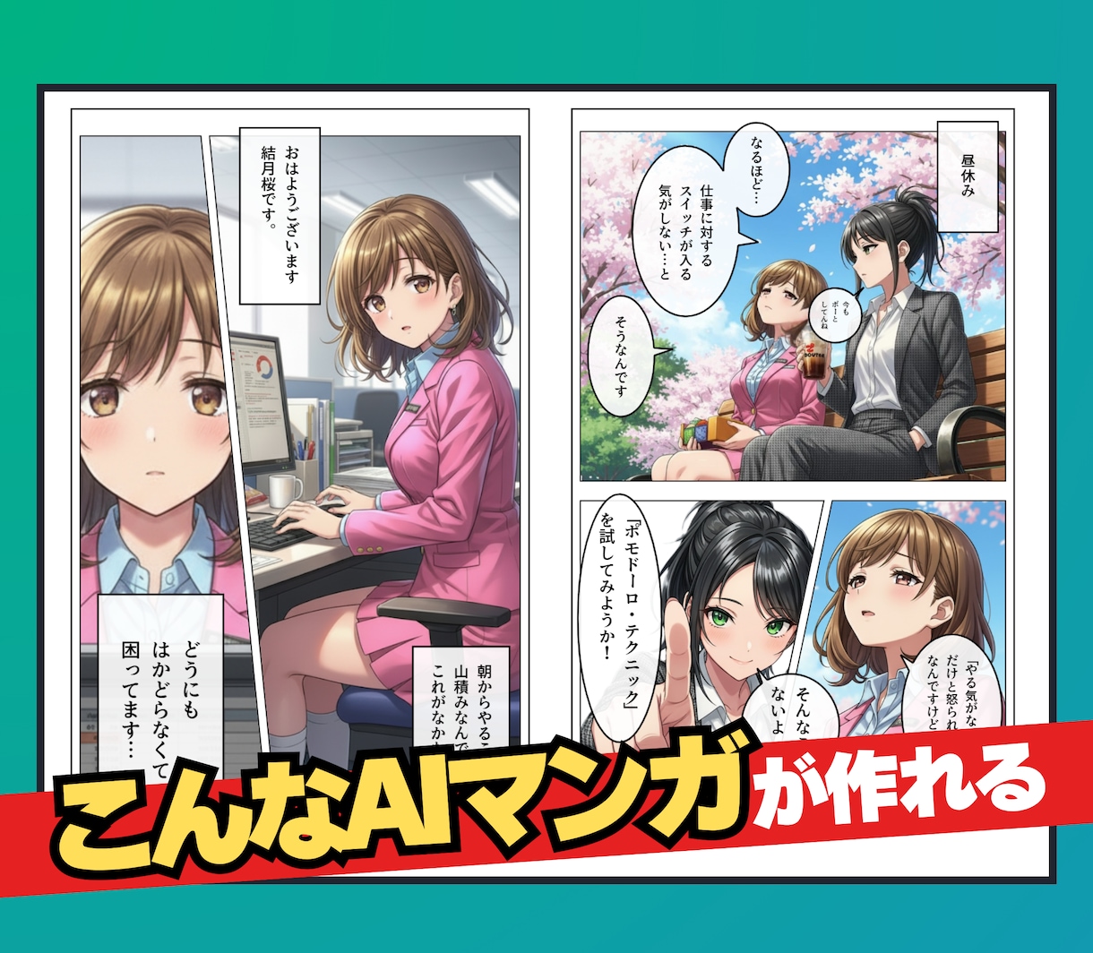 初心者･挫折者必見／AIマンガ作成術超入門教えます AIマンガでの権利収入への道は「まずAIマンガが作れること」 イメージ8