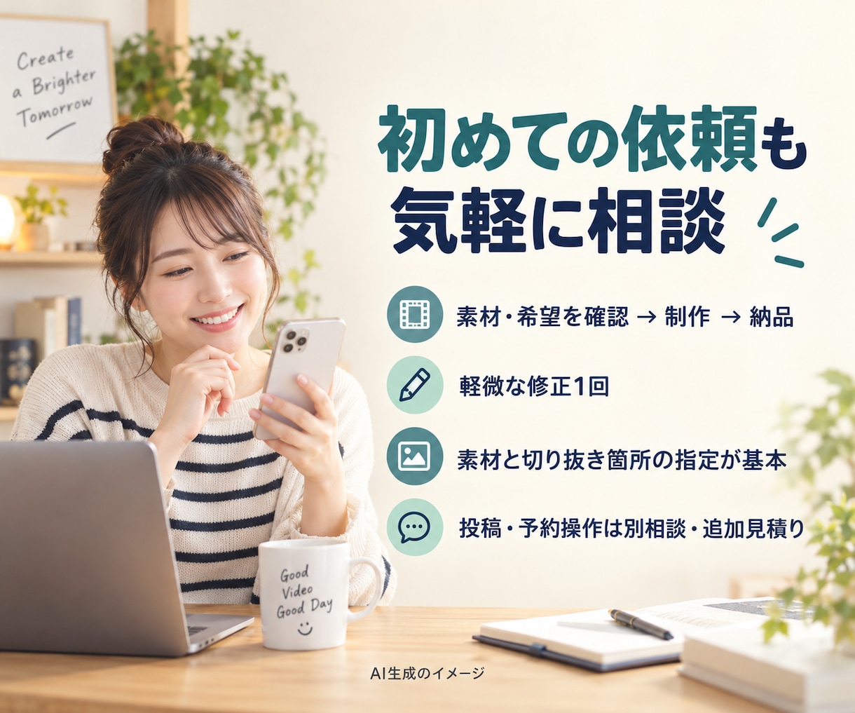YouTube切り抜きショートを3本制作します 字幕・見出し・投稿文付き｜単発から継続制作まで イメージ4