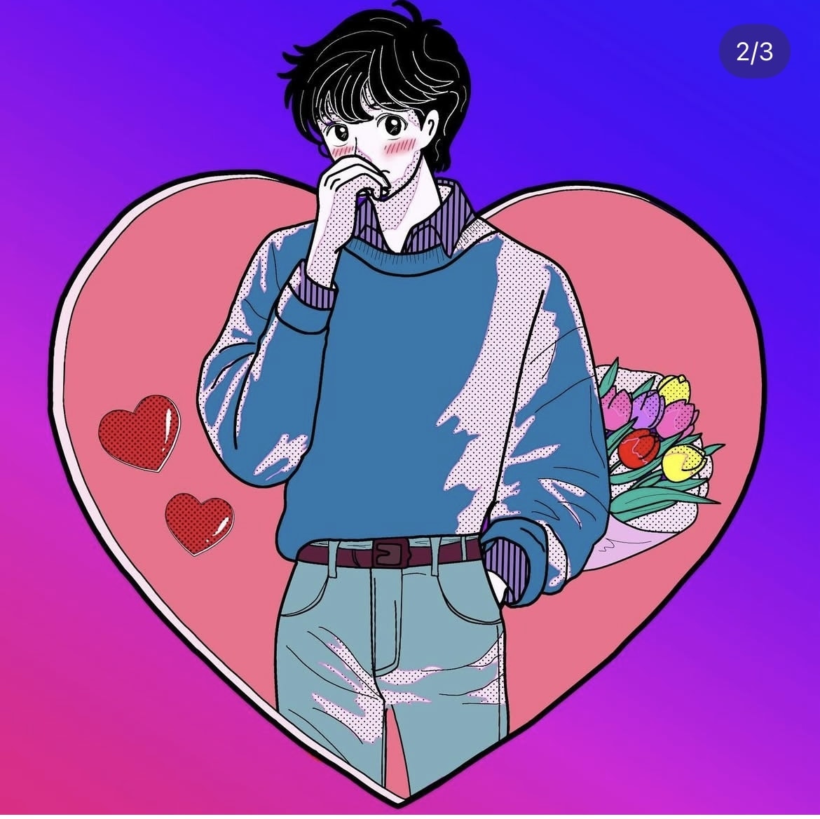 レトロ似顔絵であなたの世界観ごと描きます あなたの“可愛い”がひとめで伝わる♡ SNSアイコンにも◎ イメージ4