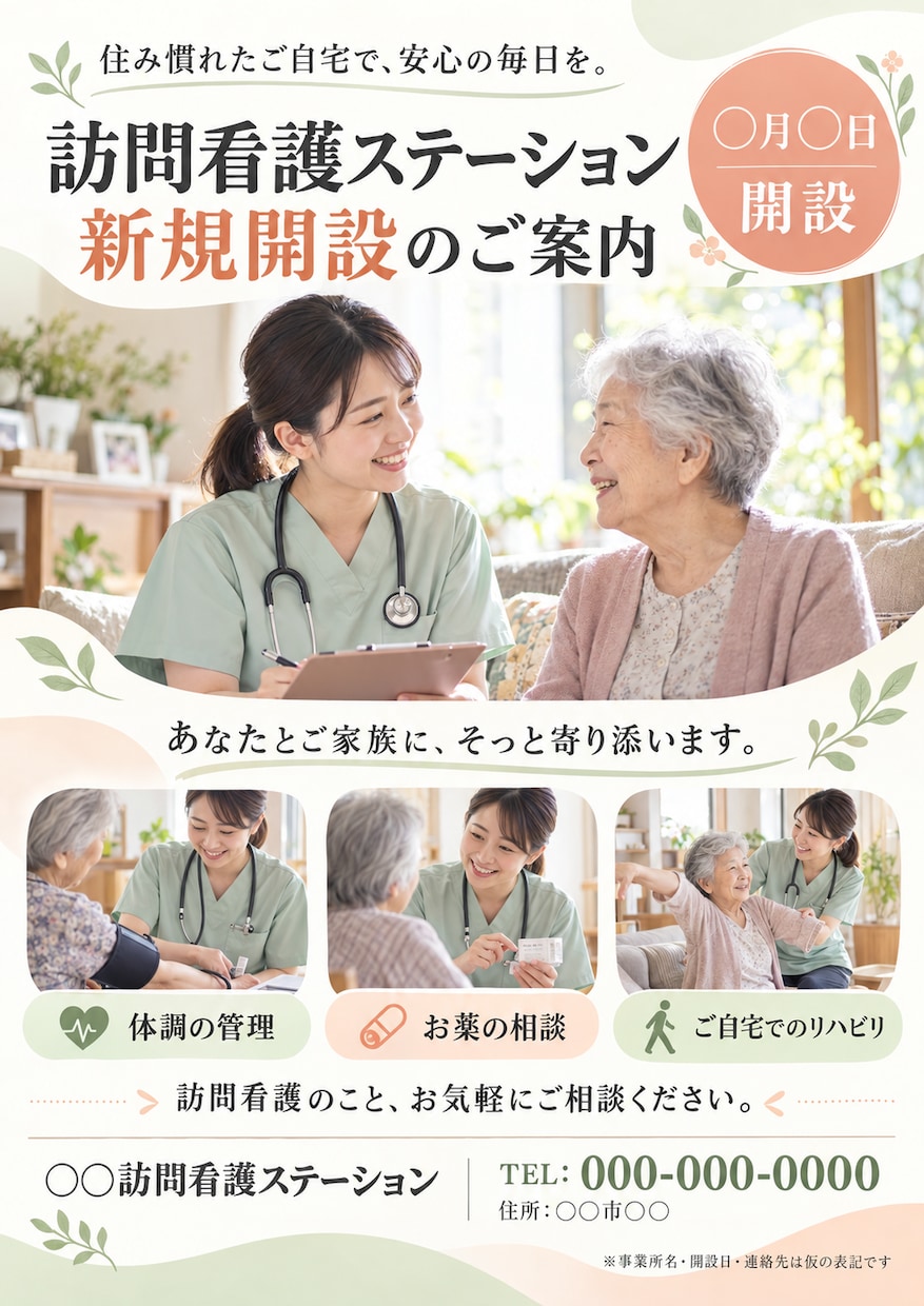 現役の訪問看護師が作ります 訪問看護ステーションの新規立ち上げ！集客に！ イメージ1