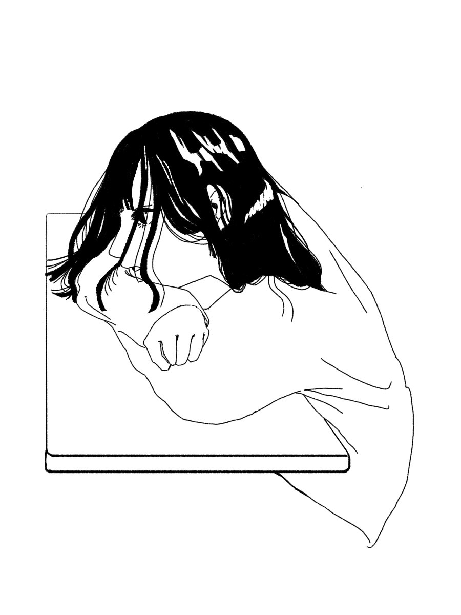 y2k風　雰囲気イラスト描きます y2kなどの線画イラストエモくてかわいくてセクシーなイラスト イメージ4