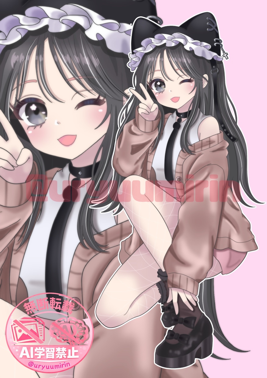 あなただけの立ち絵を描きます スピード納品で可愛い女の子をお届けします！ イメージ6