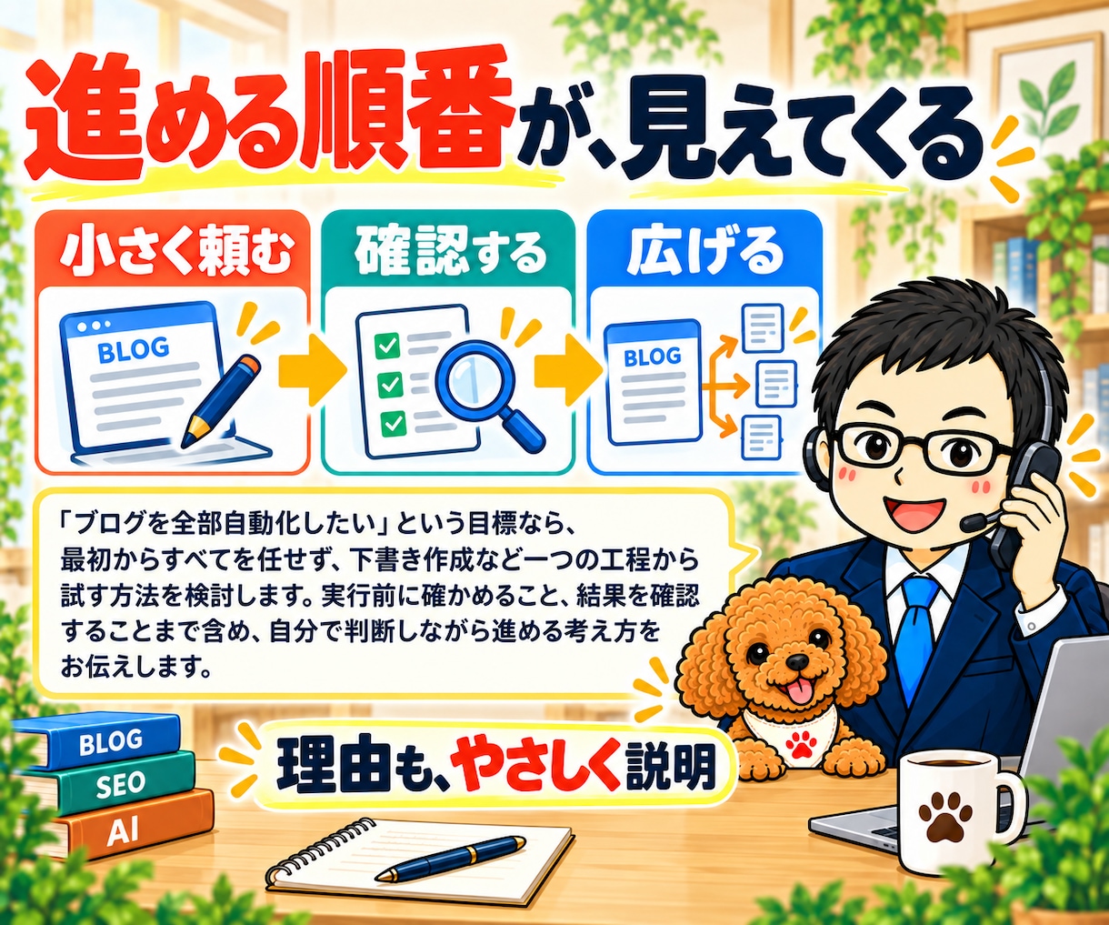 Codex・Claude Codeを電話相談します AIエージェント初心者へ｜導入前の不安と使い道を整理 イメージ3