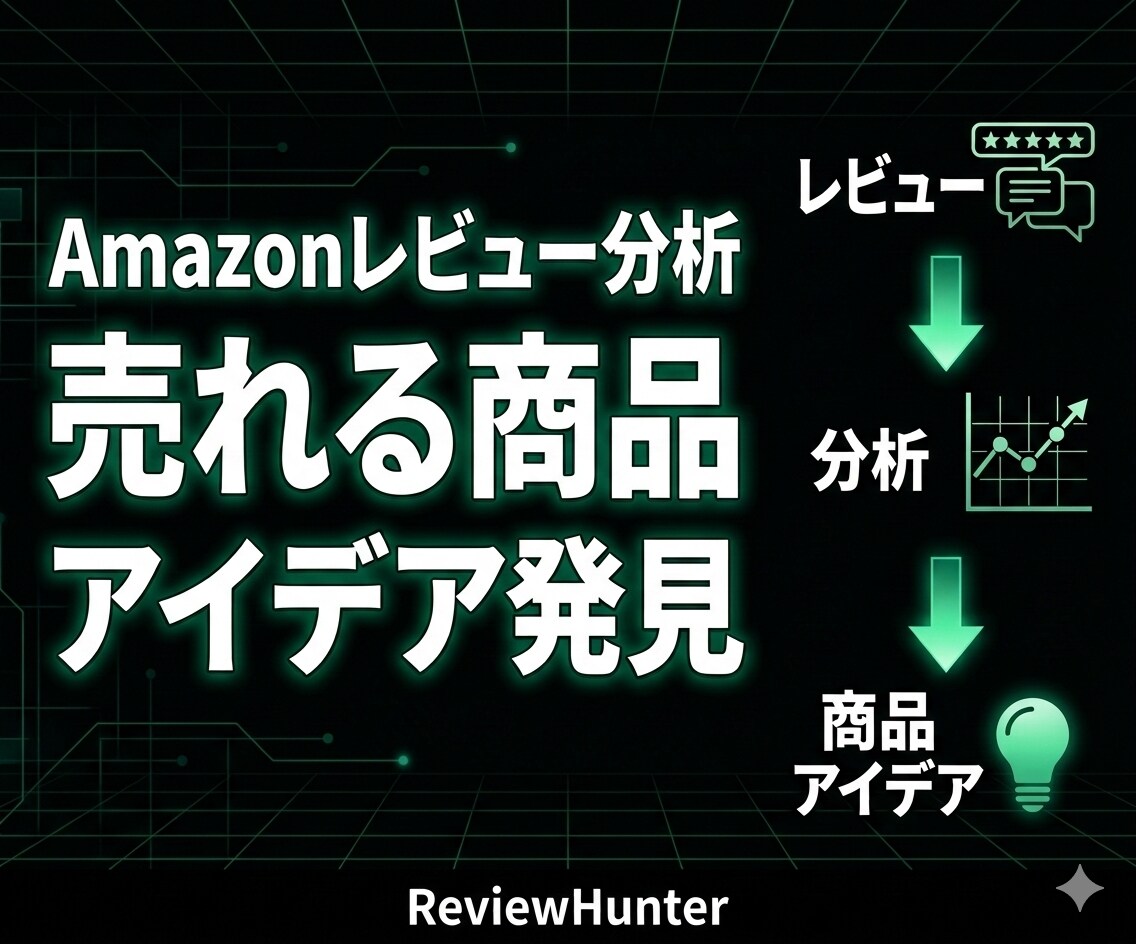 Amazonレビュー分析ツール販売します レビューから売れる商品を発見します イメージ1