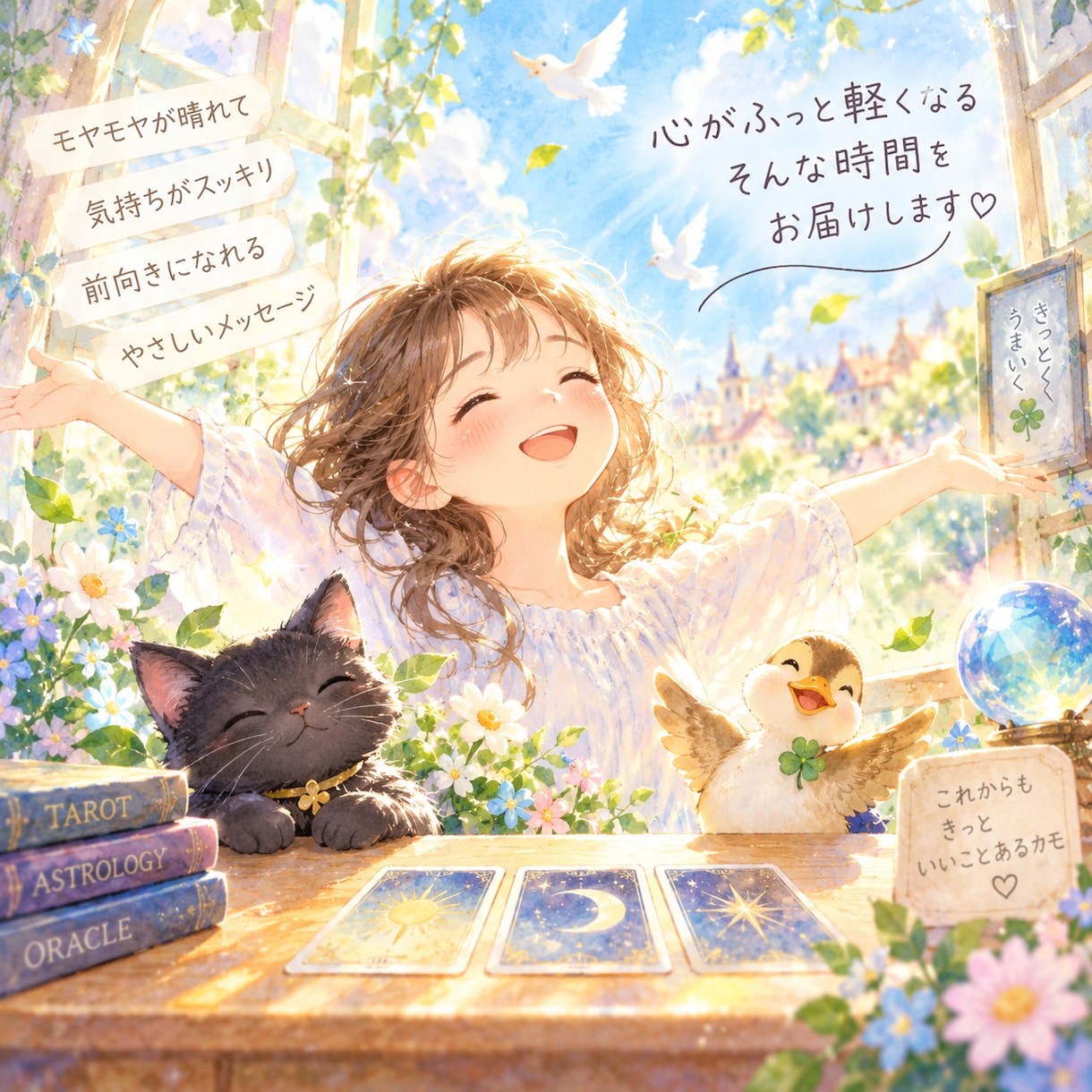 なぜか不安なあなたへ必要なメッセージをお届けします 悩みを抱え込んでしまうあなたへ✿カードからお助けメッセージ✿ イメージ3