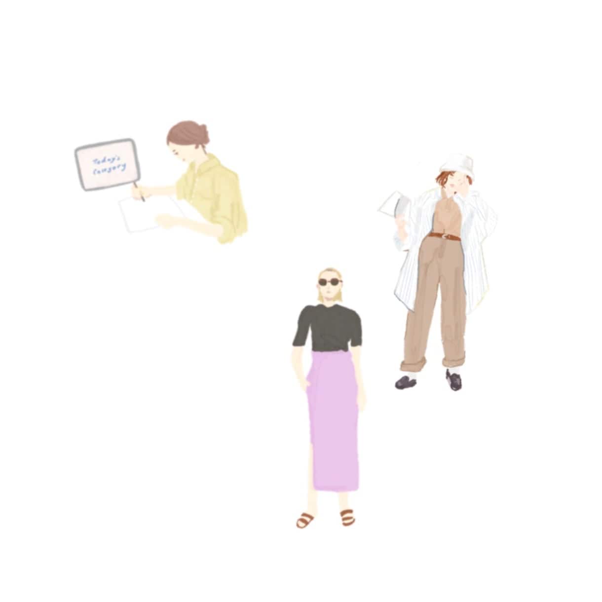 商用利用OKリラックス感のあるイラスト描きます おしゃれでリラックス感のある雑誌風のイラスト イメージ2