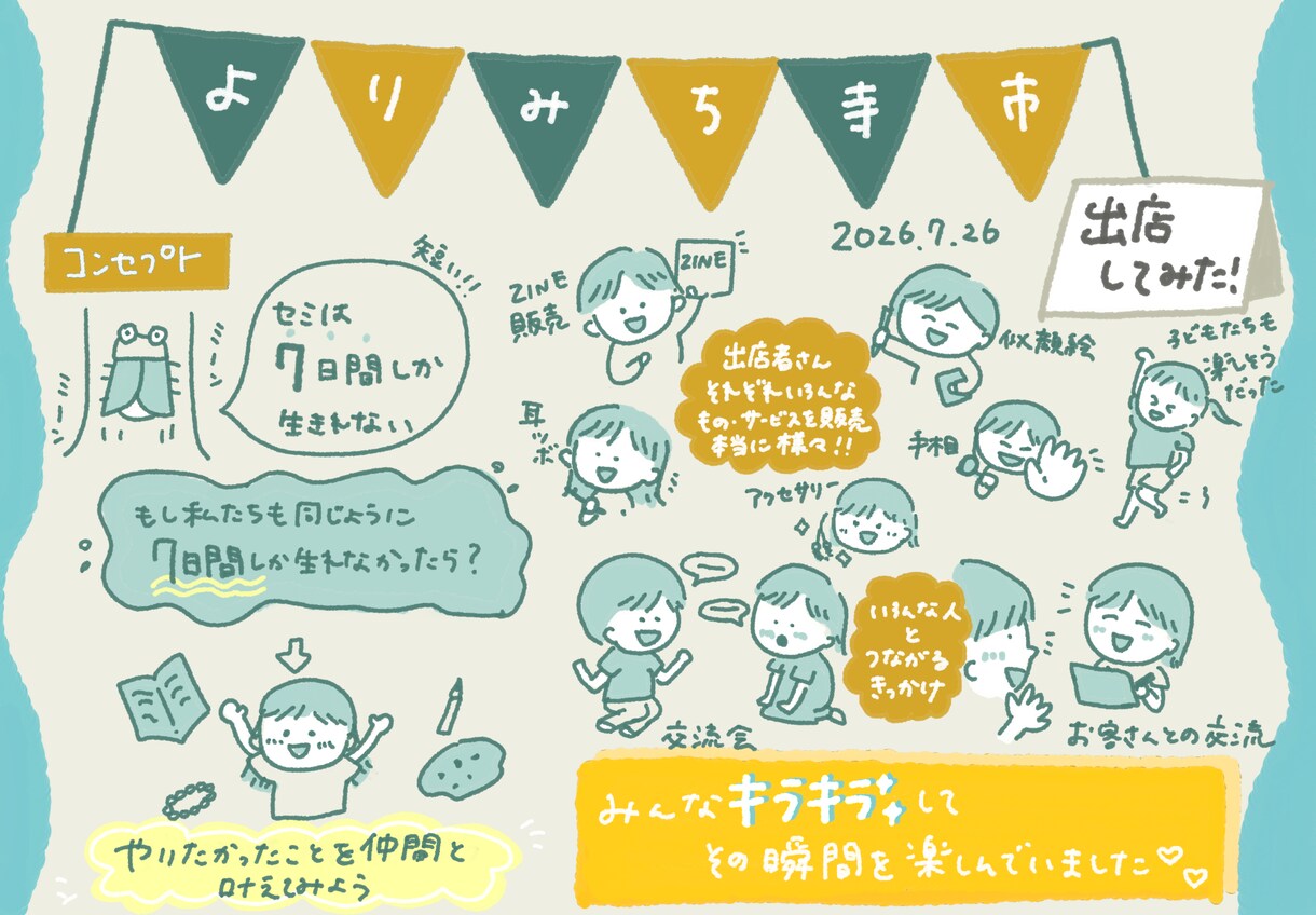 参加したい！につながるイベントグラレコを描きます あなたのイベントをもっといろんな人に知ってもらえるきっかけに イメージ1