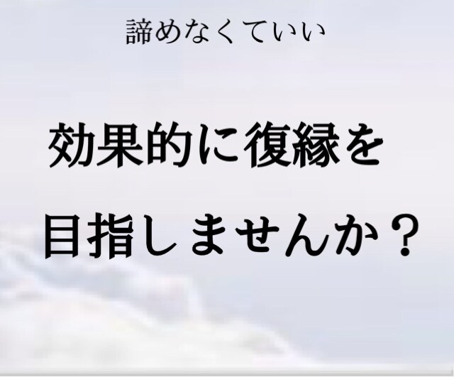 あなたの1番の味方！復縁プランを一緒に考えます あの人との幸せな日常を一緒に取り戻しませんか？ イメージ1