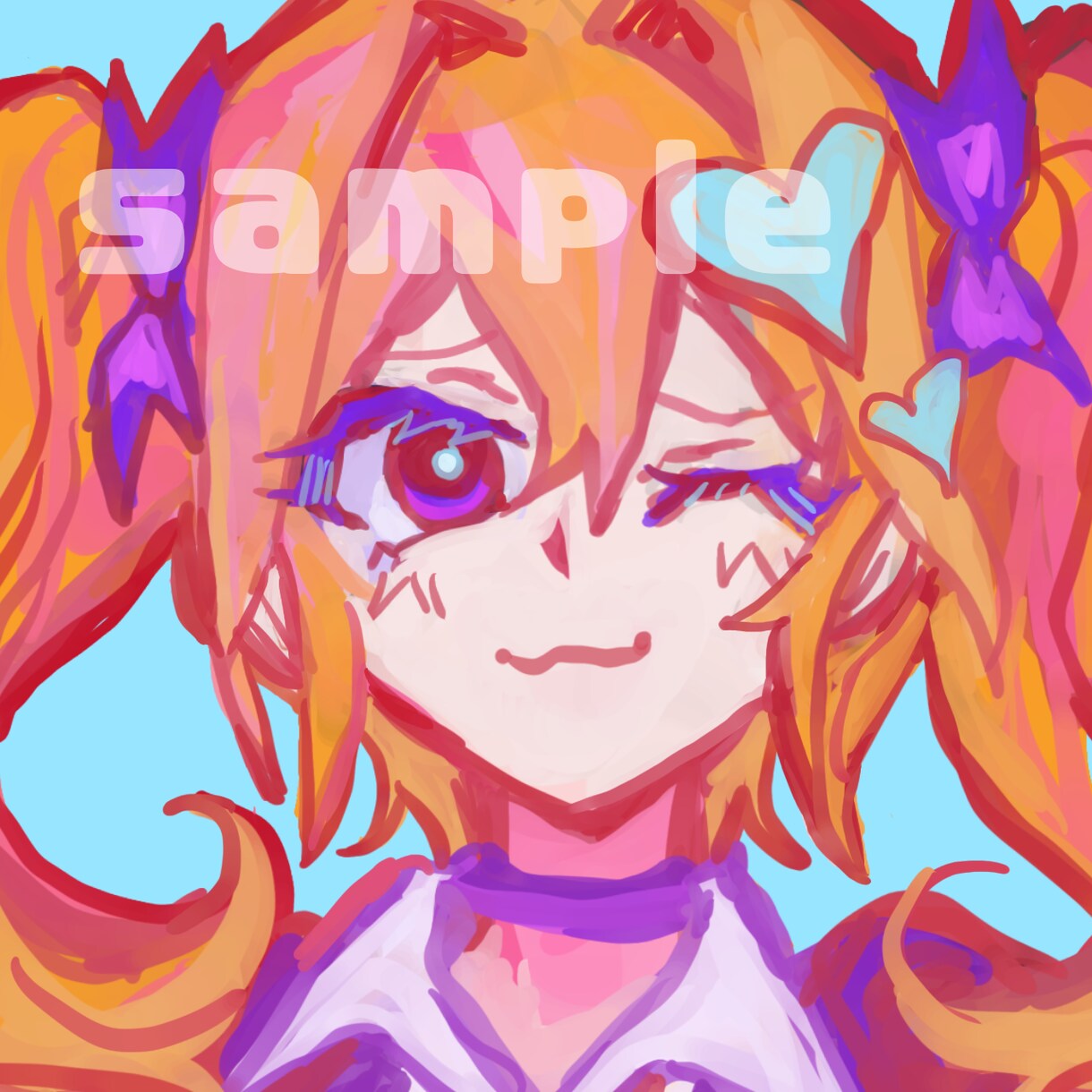 商用利用可！ポップで可愛いアイコン・立ち絵描きます はじめてのご依頼でも安心！SNS・配信など幅広い用途で◎ イメージ4
