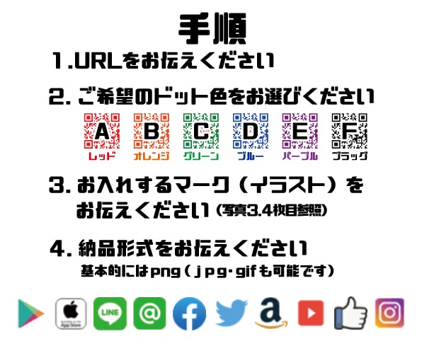 イラスト入りQRコード作成します イラスト入りQRで注目度アップでアピールにつながります！ イメージ2