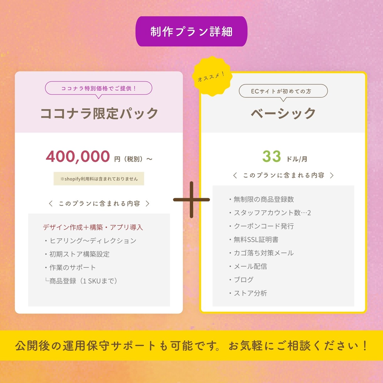 ShopifyでECサイトを制作いたします 予算は抑えたいけどデザイン重視のECサイトを制作したい方へ イメージ2