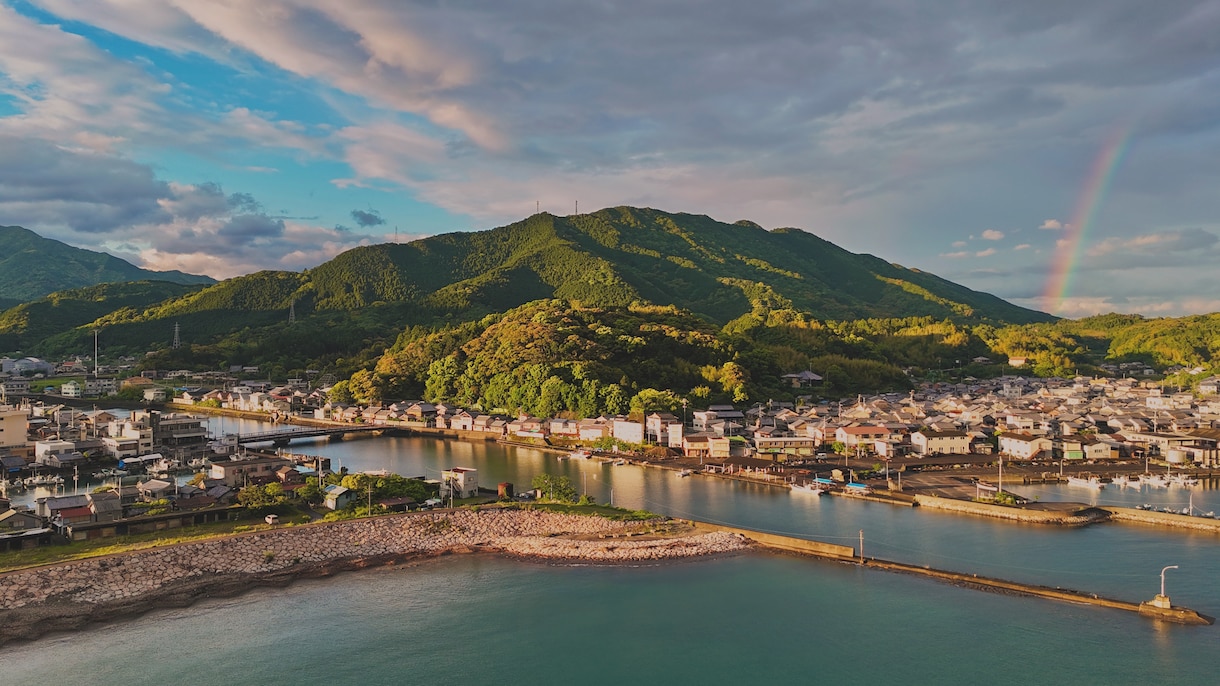 田舎の風景写真・動画を撮影します 海と山の距離が近い田舎暮らしの風景を提供できます イメージ1