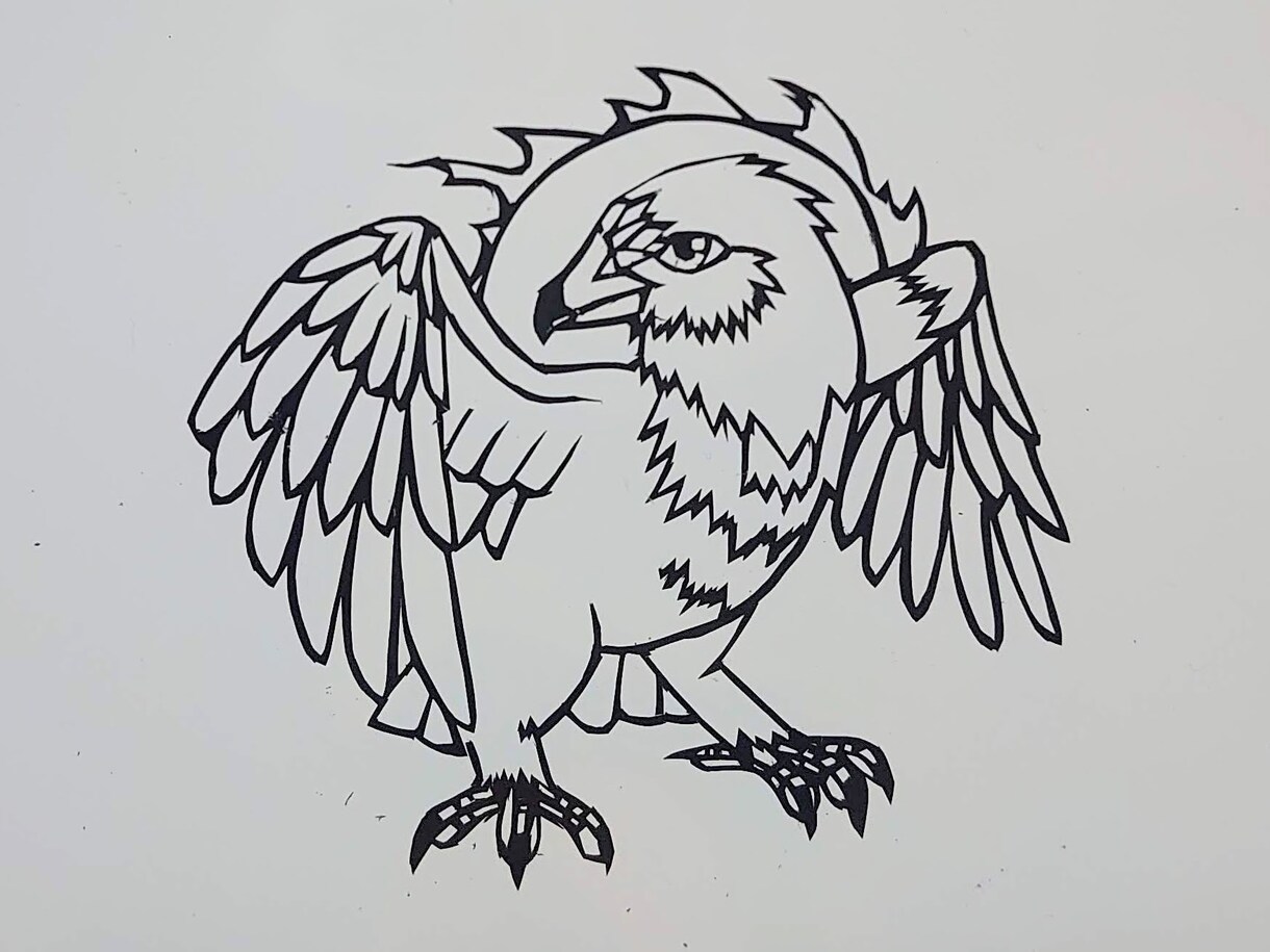 切り絵制作いたします 様々な生き物をモチーフに切り絵制作をいたします。 イメージ1