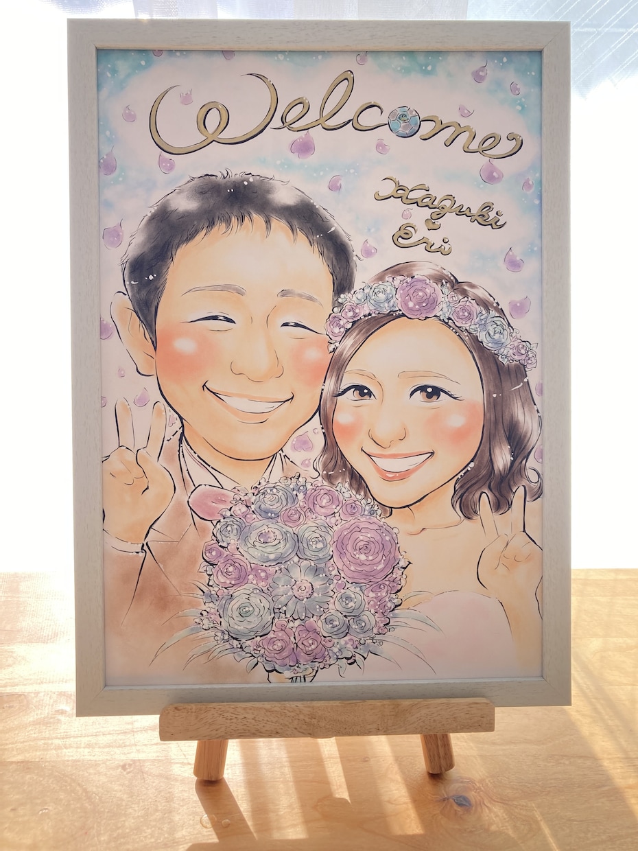 A３サイズ★ウェルカムボードも承わります ★結婚式ウェルカムボードやサンクスボードなど人生の特別な１枚 イメージ1