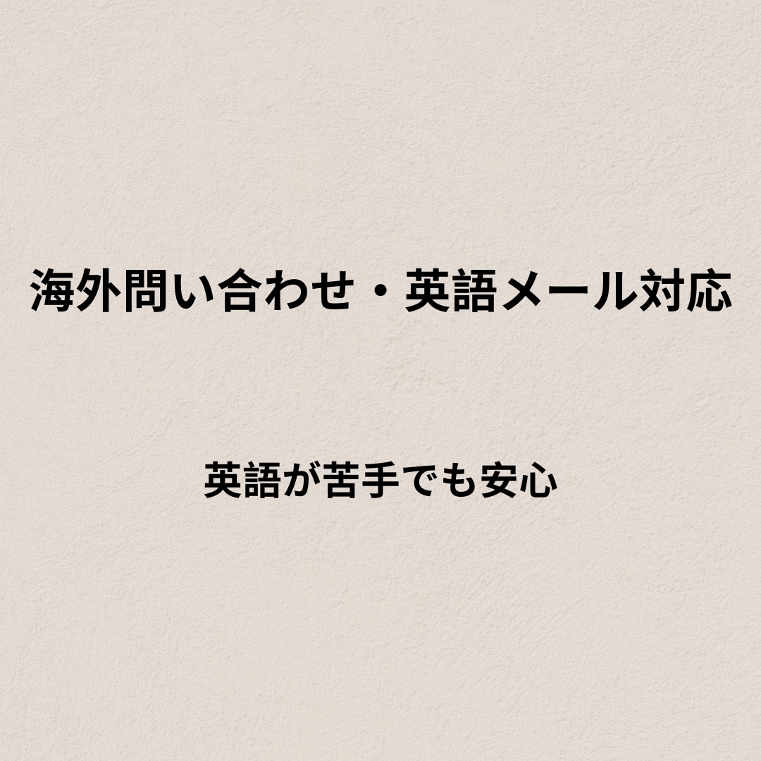 海外問い合わせ・英語メール対応代行します 英語が苦手でも安心、丁寧に対応します イメージ1