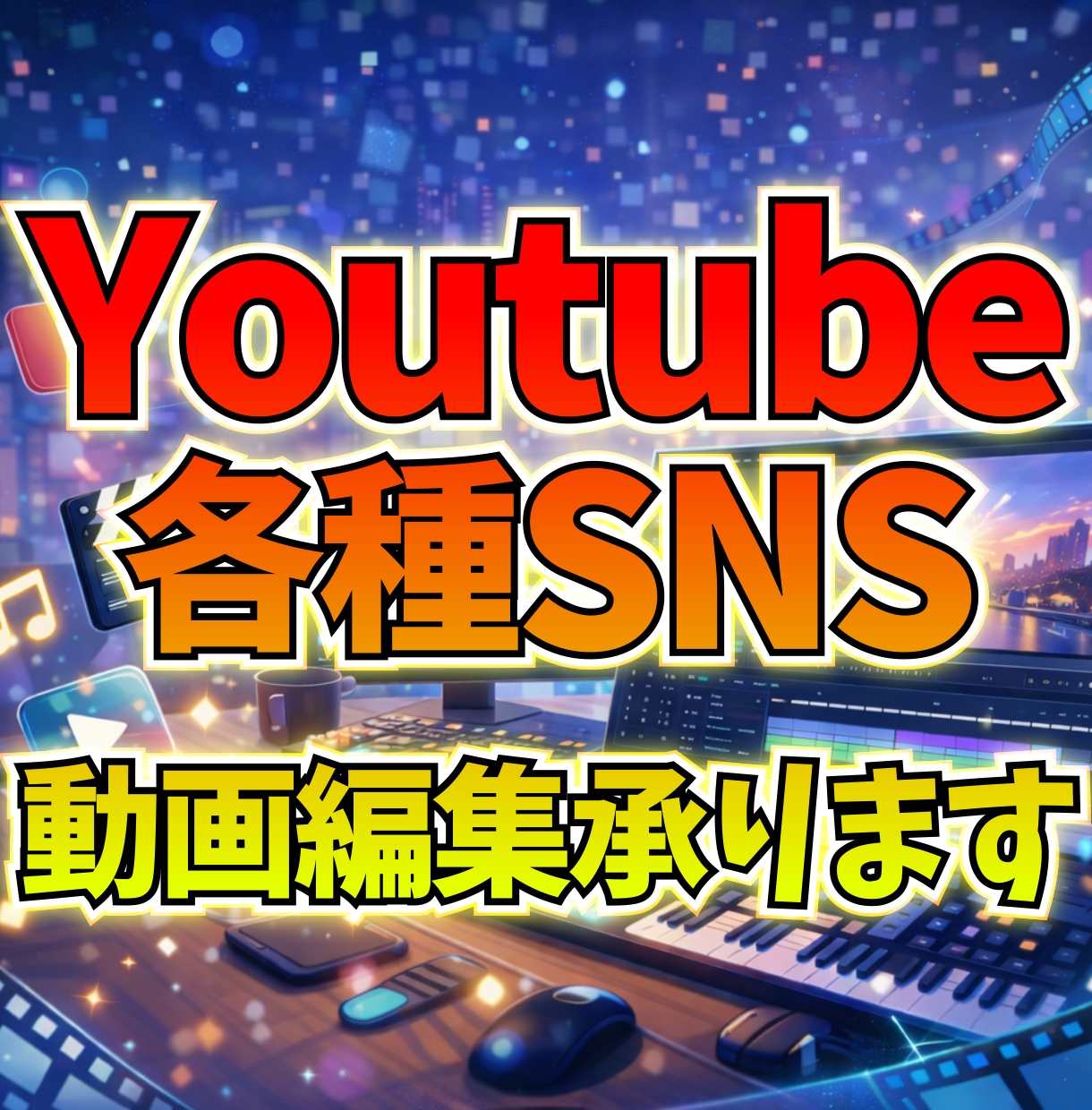 Youtube用など動画編集承ります Adobeでの動画編集、まずはお気軽にご相談ください。 イメージ1