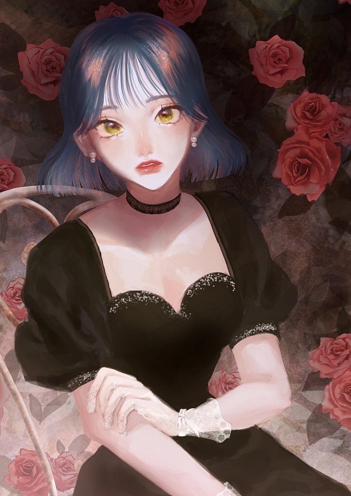 ご希望にそった1枚絵のイラスト作成致します 目を惹く厚塗りイラストのアイコンや配信背景の制作可能です！ イメージ2