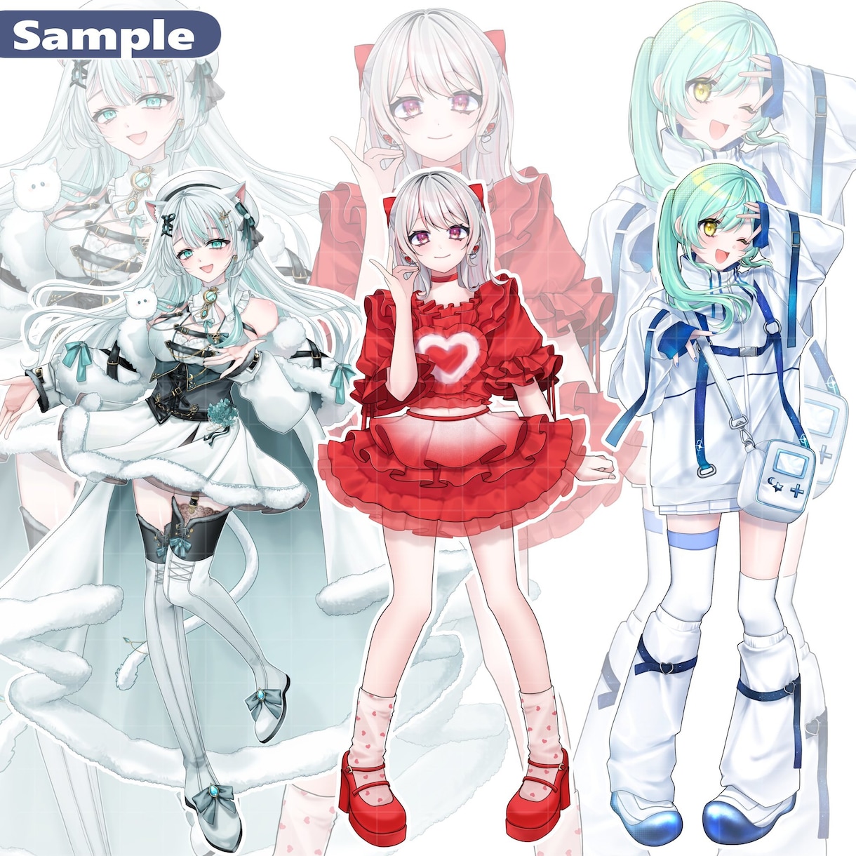 素敵な立ち絵をご提供いたします TRPG用立ち絵や配信用立ち絵を制作いたします！ イメージ3
