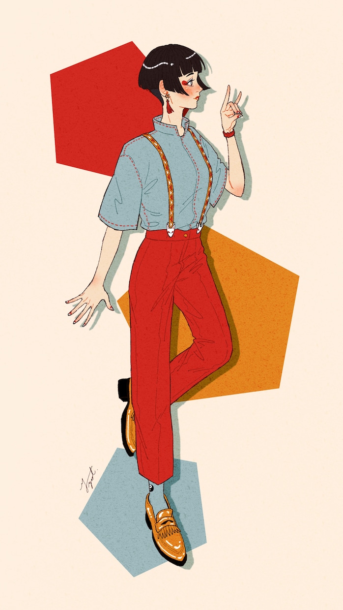 コーデ描きます あなたのコーディネートを絵にしてみませんか？ イメージ2