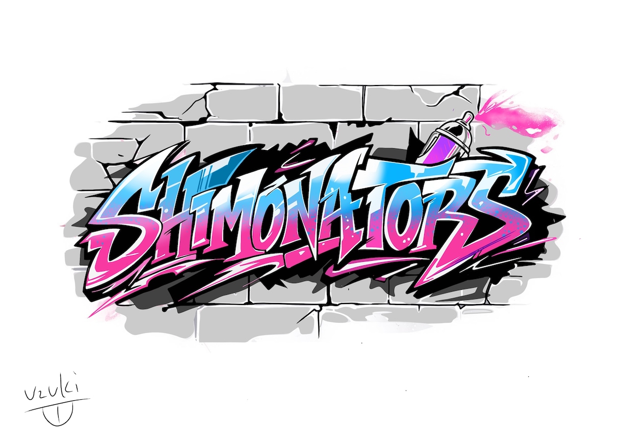 グラフィティロゴ、名刺、フライヤー製作します ストリート風やロゴで他の人と差をつけてみませんか？ イメージ1