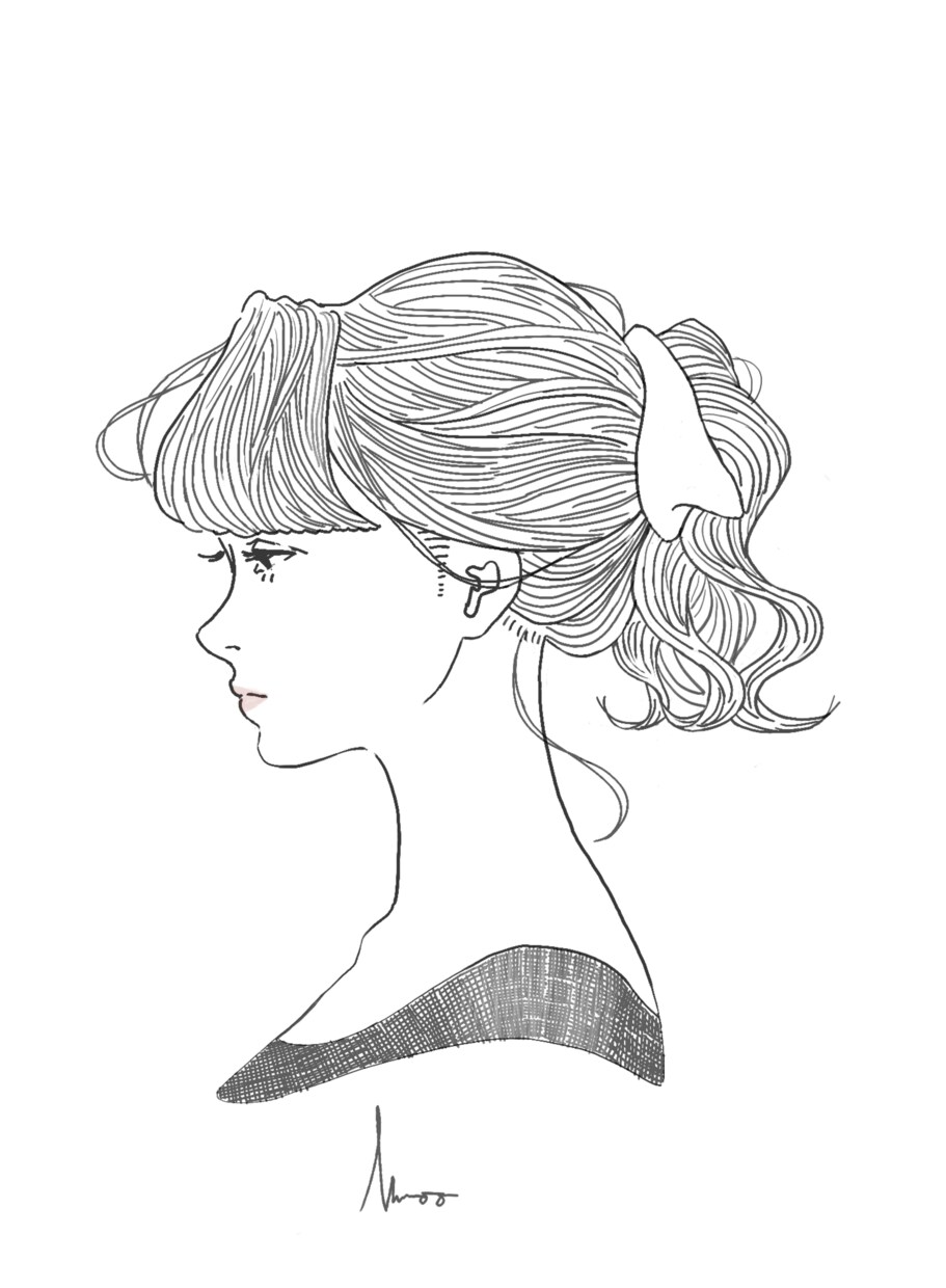 おしゃれな女の子のイラストを制作いたします CDジャケット、雑誌、広告、書籍などのイラストをお求めの方に イメージ4