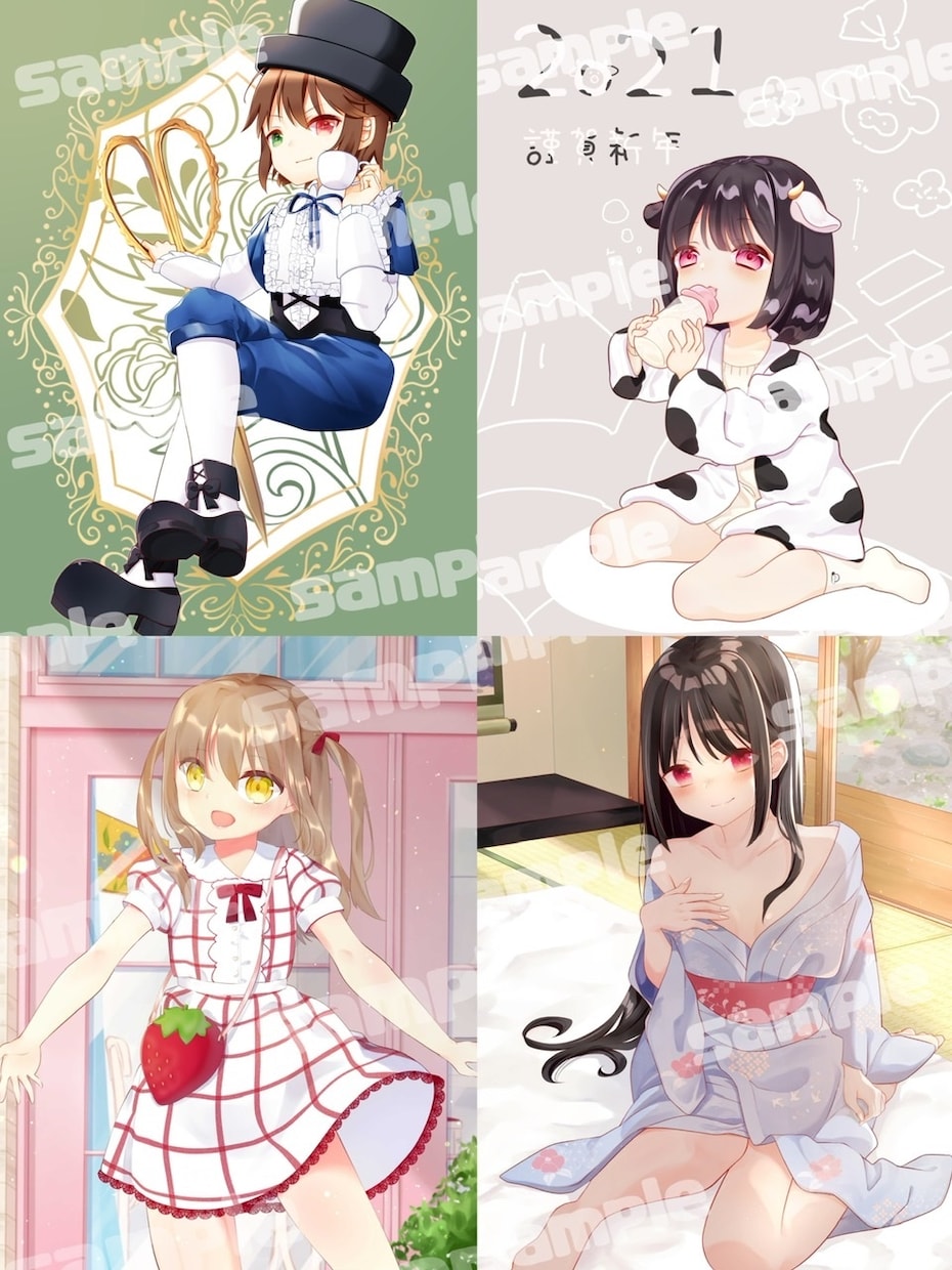女の子中心！用途に合わせたイラスト制作いたします Vtuberや歌い手などの活動者様におすすめです！ イメージ8